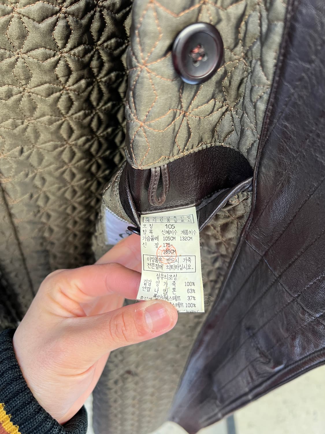 2000s C.P.COMPANY SHEEPSKIN 올드씨피컴퍼니 가죽코트 상품이미지10