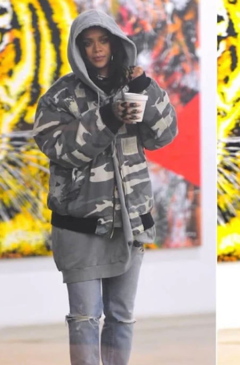 Military snow camo bomber S 상품이미지4