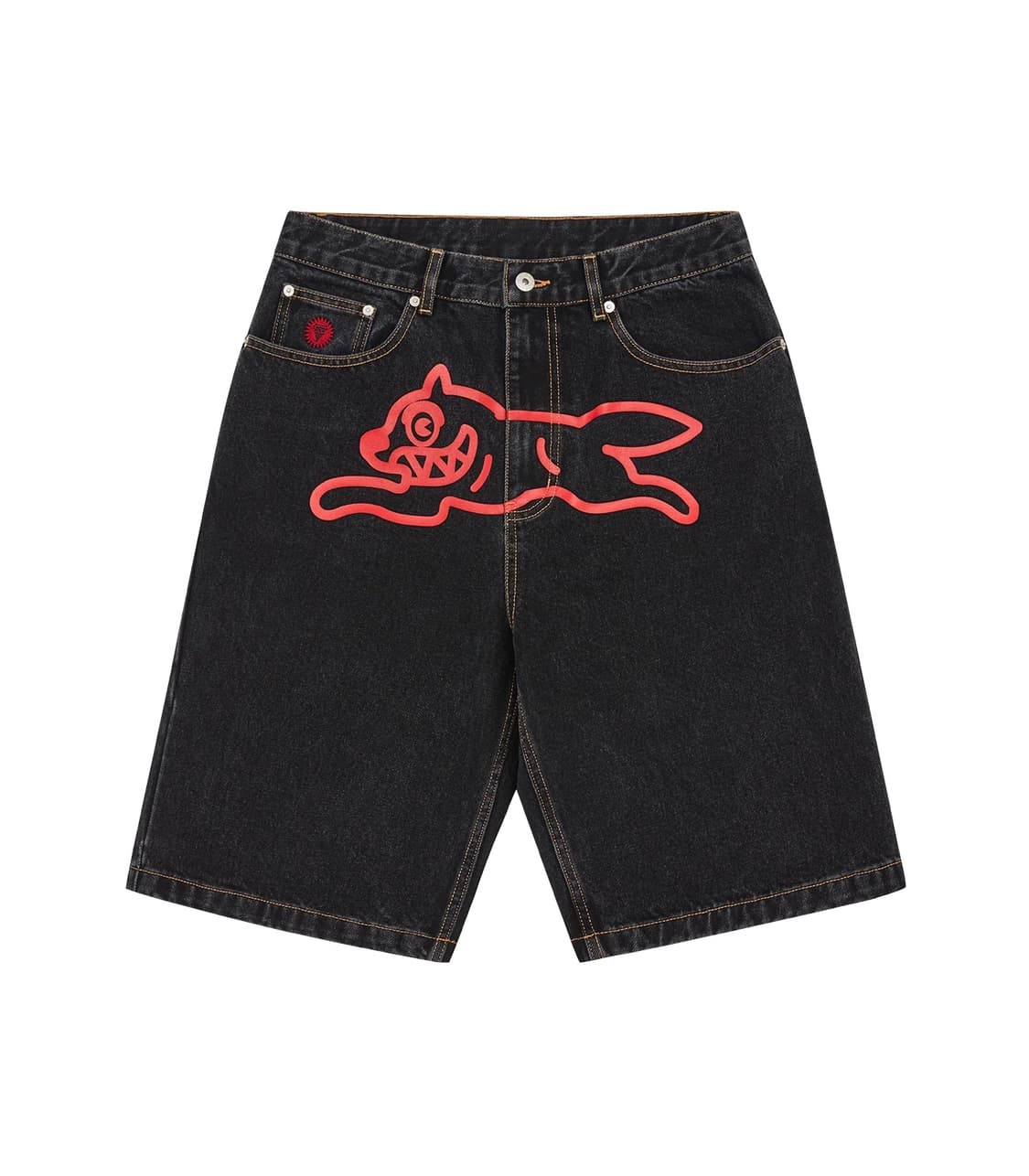 [28~36]BBC 아이스크림 26ss 러닝 도그 데님 쇼츠/블랙 상품이미지1