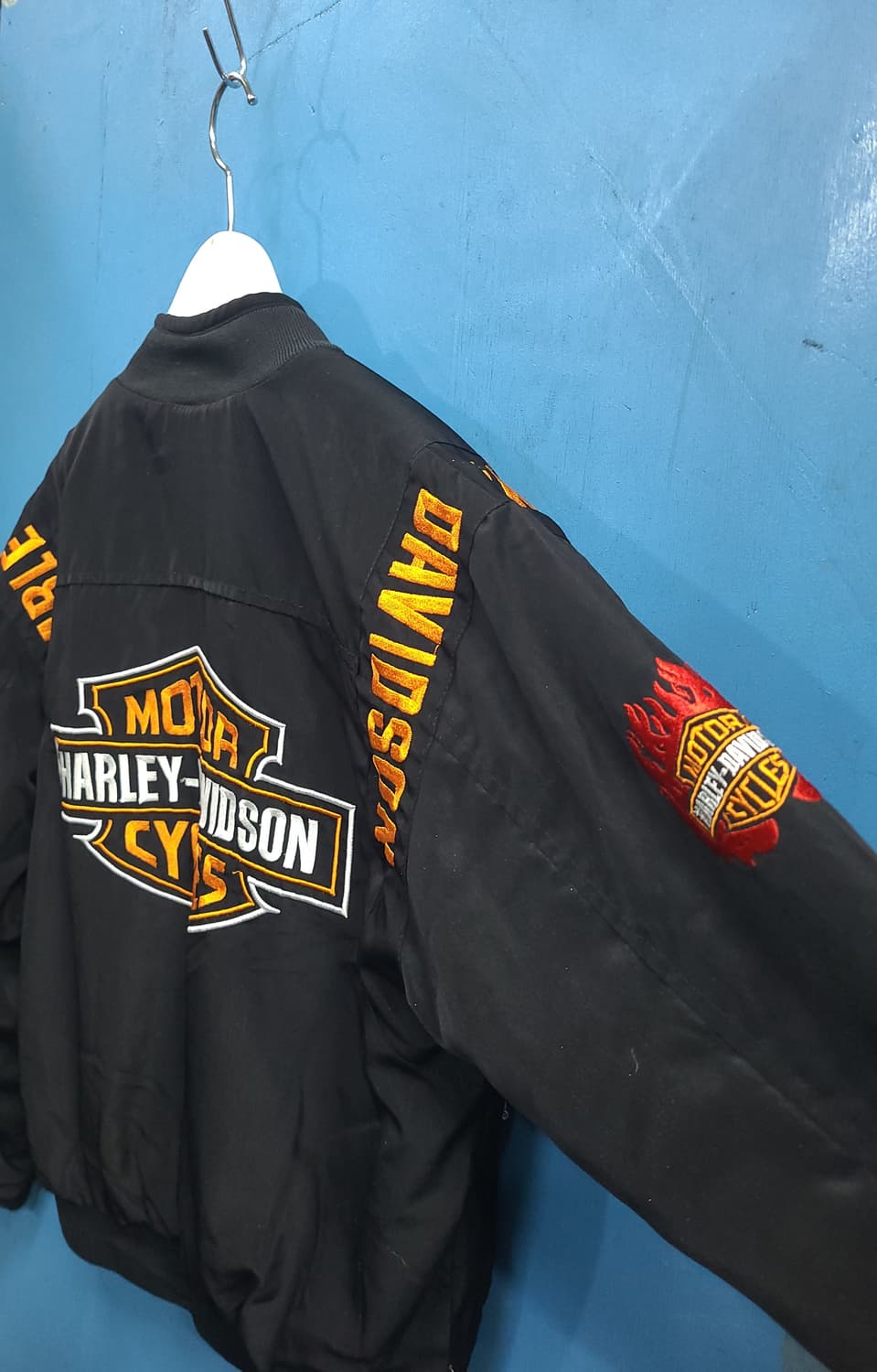 희귀 빈티지 할리데이비슨 블루종 상품이미지1