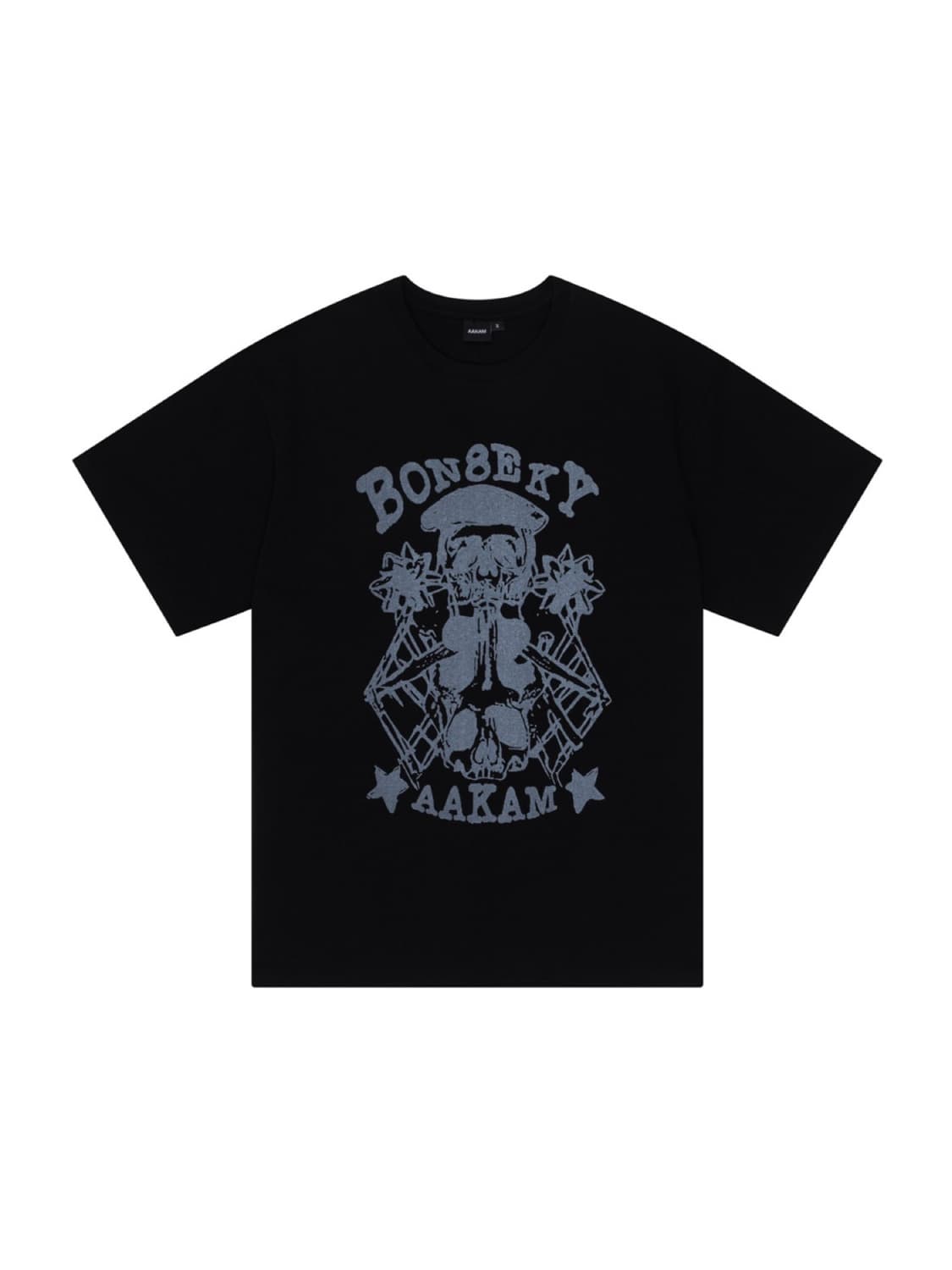[size 3] 아캄 boneky half top (black) 반팔 상품이미지1