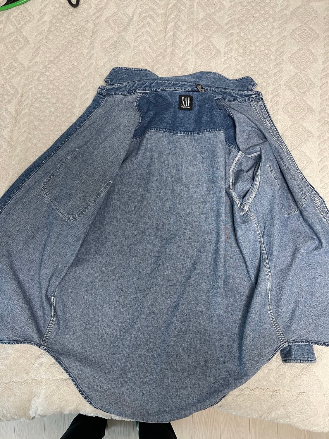 90s 올드 갭(GAP) 데님 헤비 데님 셔츠 L 상품이미지5