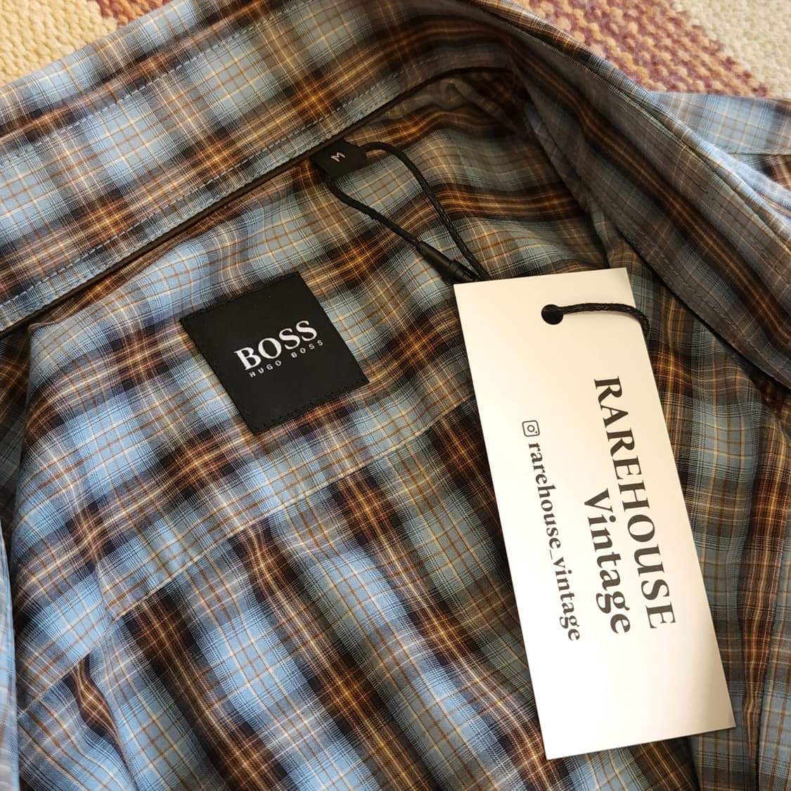 휴고보스 체크셔츠 쉐도우 체크 M 상품이미지8