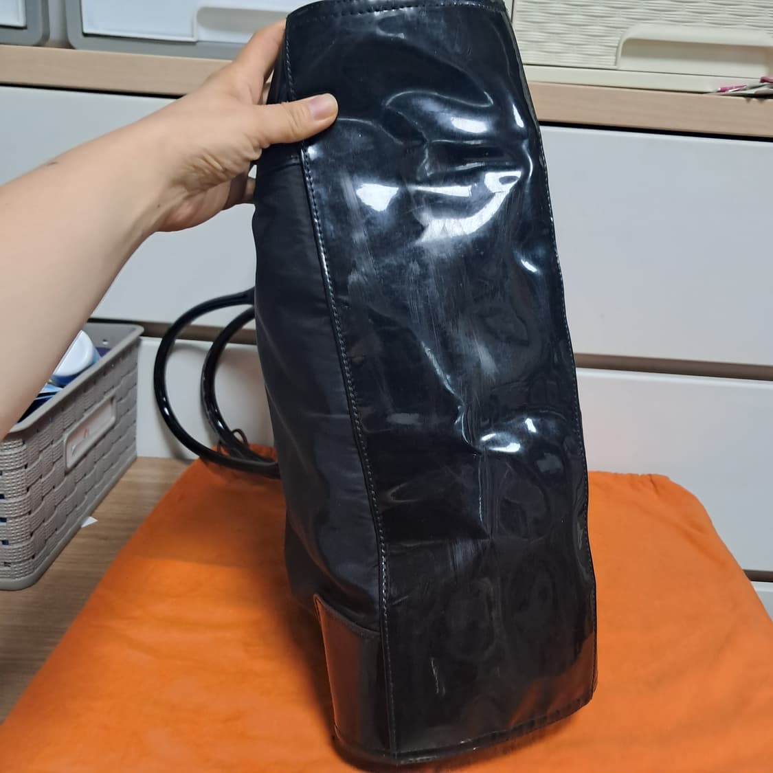토리버치 블랙 나일론 토트백 숄더백 가방 빅백 상품이미지5
