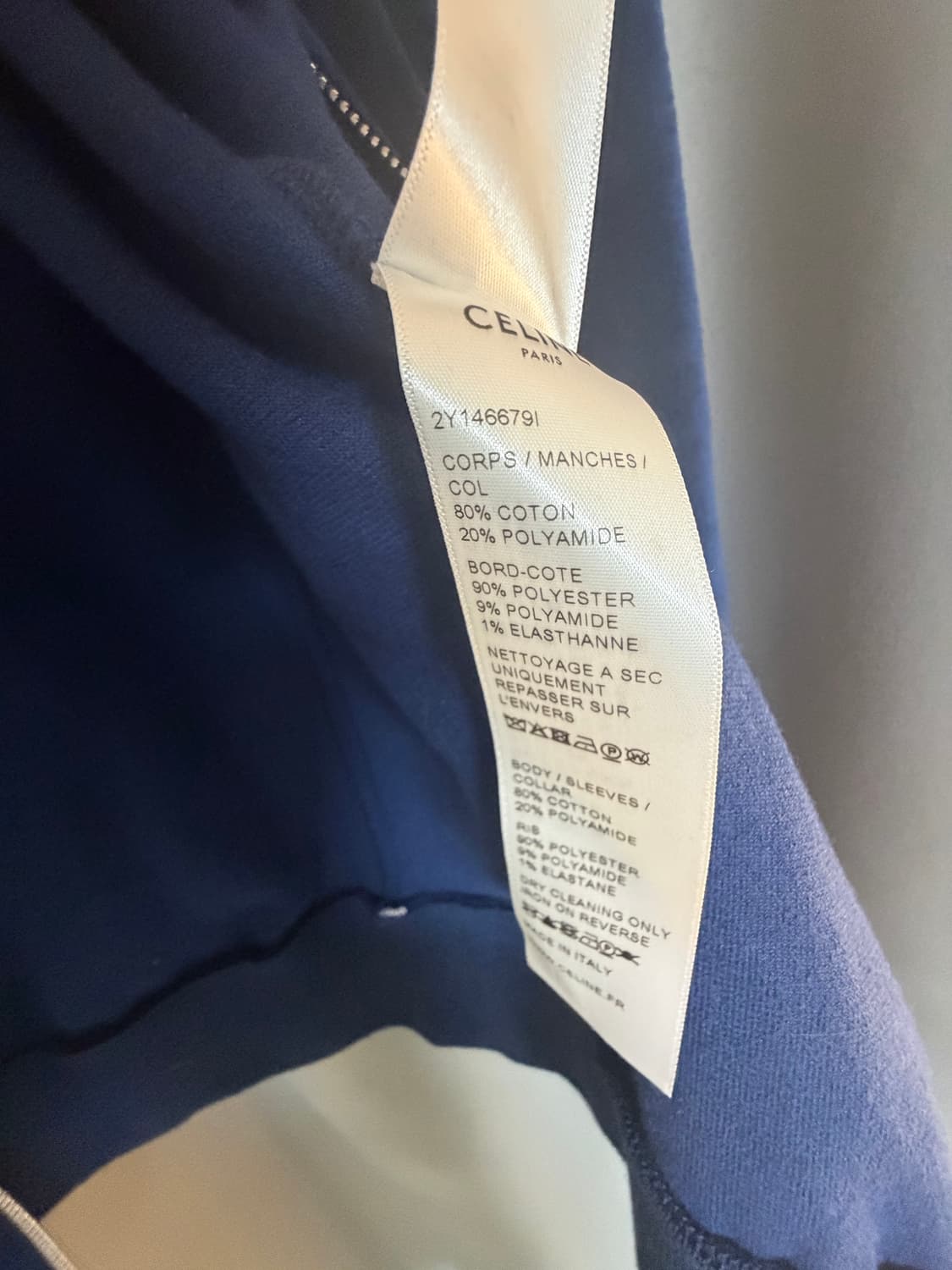 (M) 셀린느 트리옹페 벨루어 트랙 자켓 상품이미지6