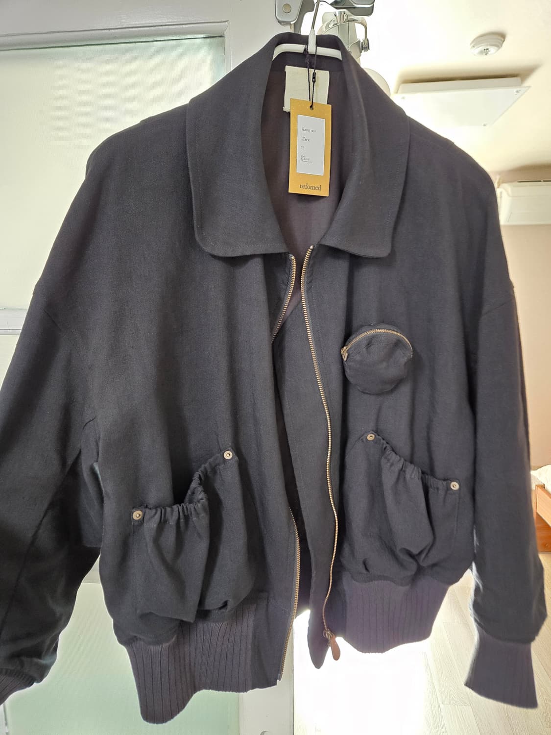 refomed 블랙 코인 펄스 자켓 3사이즈 상품이미지1