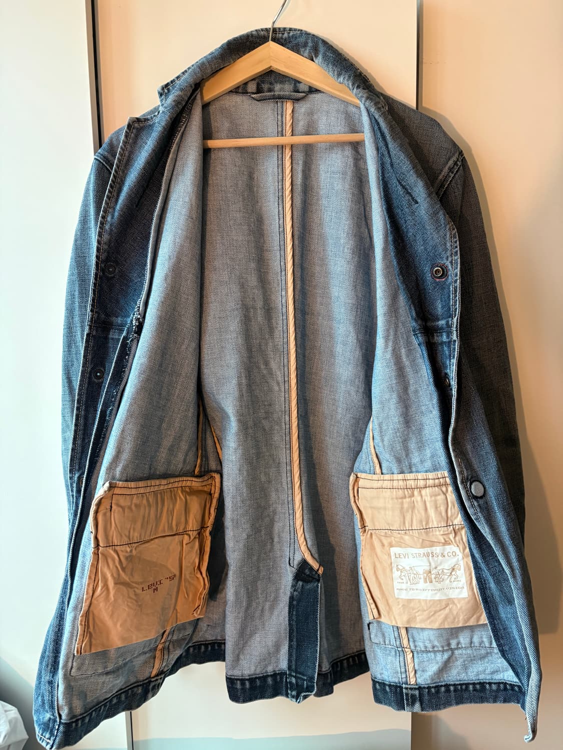 Vintage Levis Denim Blazer 상품이미지2