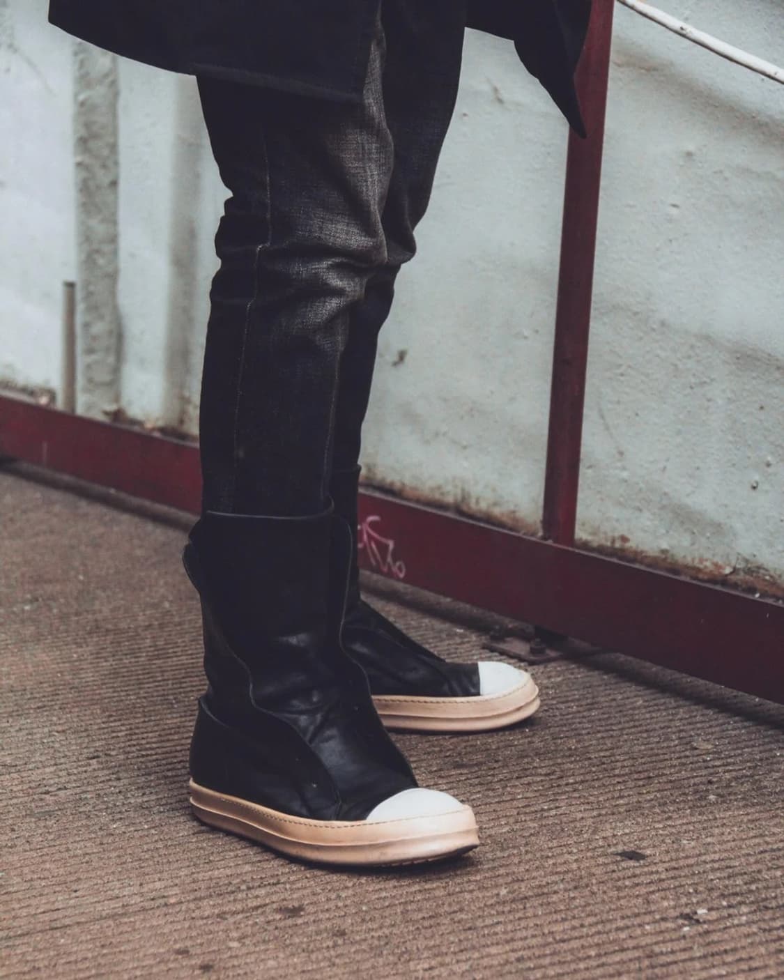 릭오웬스 15FW 롱라몬즈 부츠 블랙 LVBP 상품이미지8