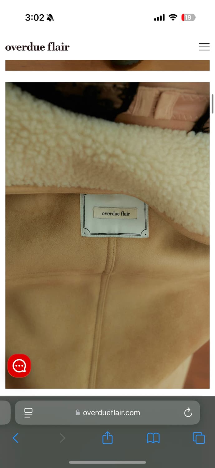  오버듀플레어 빈티지 하프 무스탕 박스째 새상품 상품이미지2