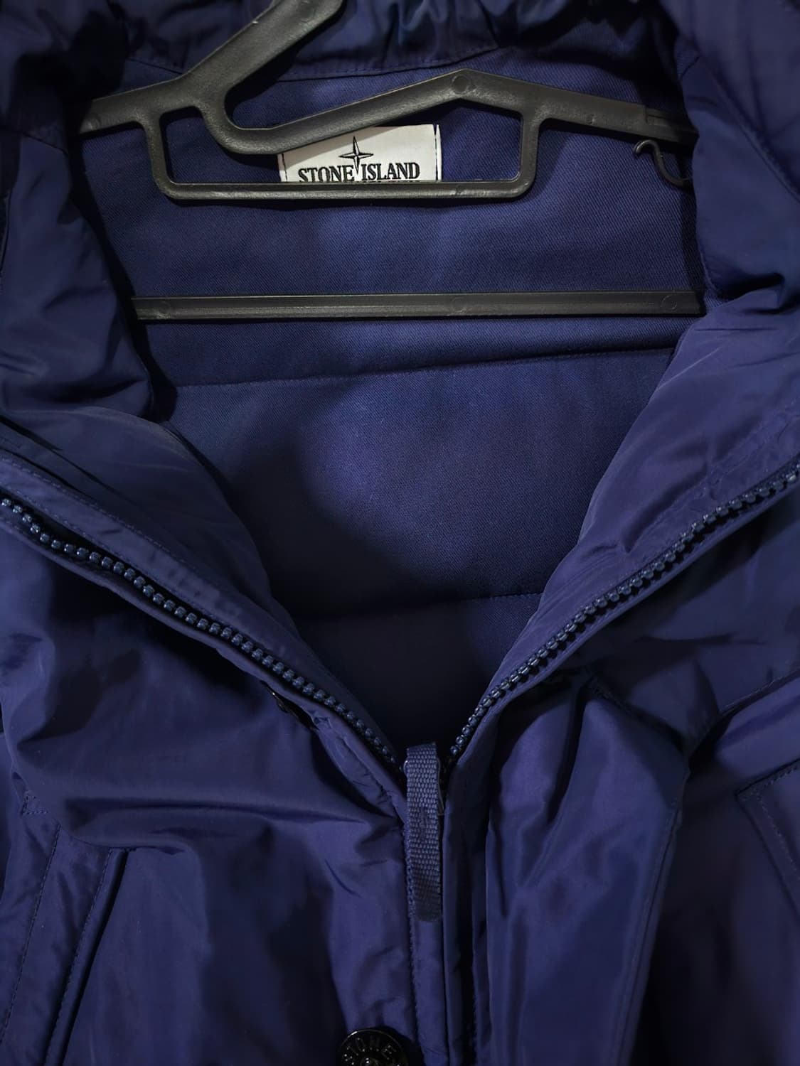 정품 스톤아일랜드 마이크로랩스 N3B 후드 퍼트리밍 다운점퍼 95 / M 상품이미지3