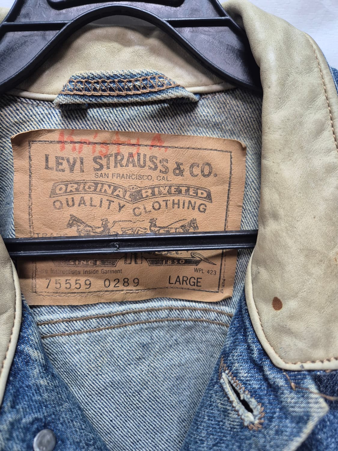 리바이스 데님 트러커자켓 미국산 상품이미지4