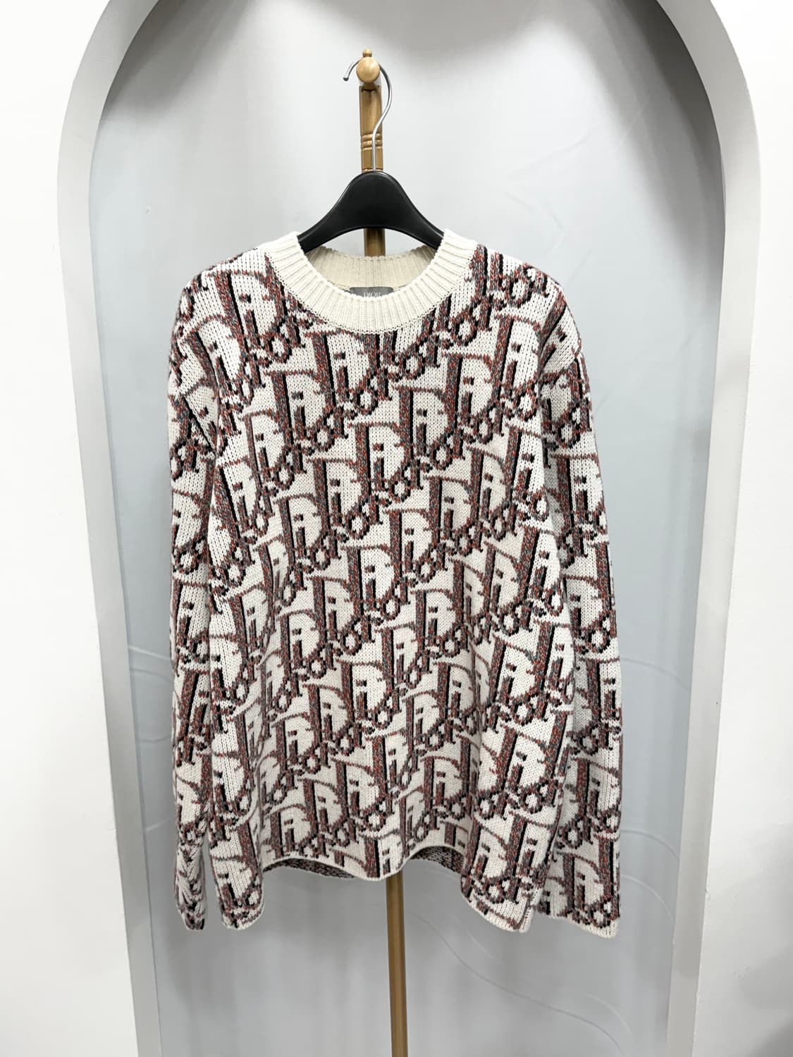 디올 오블리크 스투시 니트 M 상품이미지1