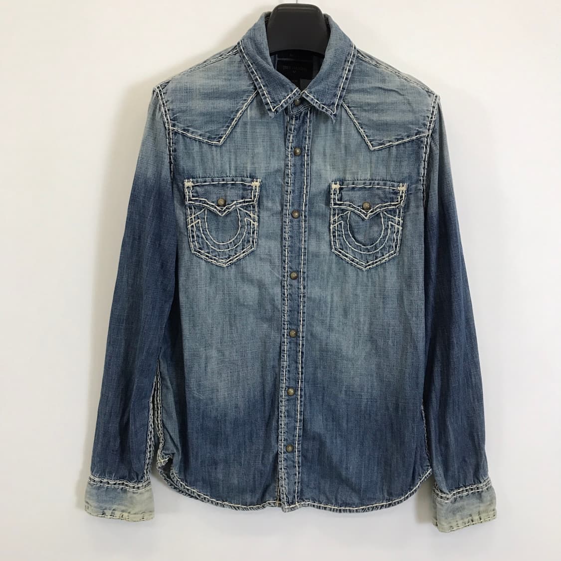 트루릴리전 USA 스티치 카우보이 데님셔츠 [M] 상품이미지1