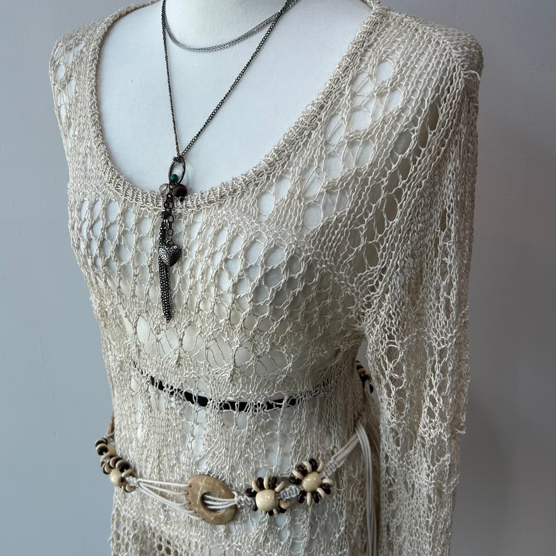 그런지 crochet loose knit 상품이미지3