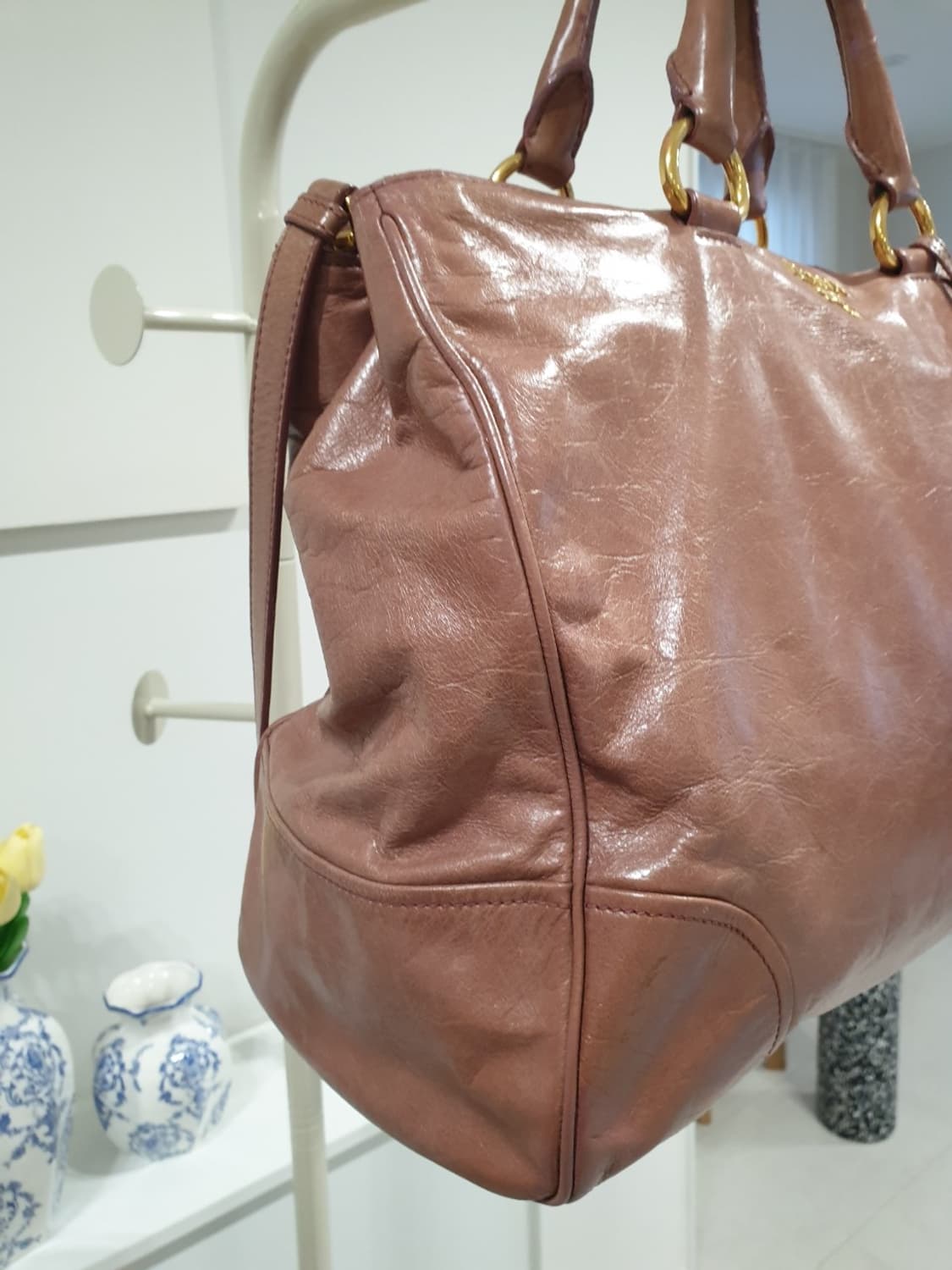 프라다 핑크가방 (숄더끈포함) 상품이미지3