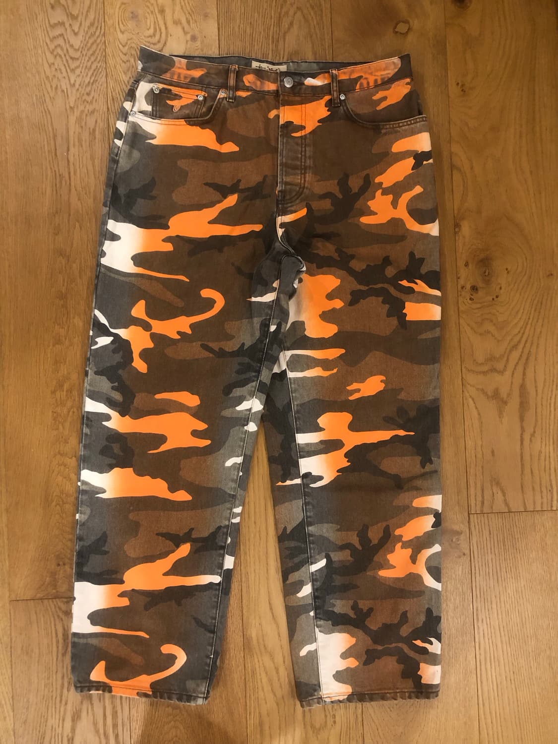 Stussy orange camo 32 상품이미지1