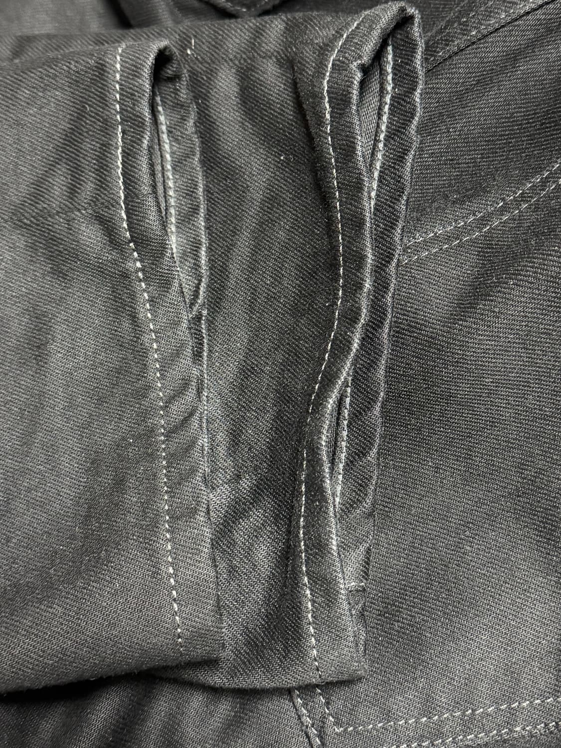 [1] Htae Raven Black Cinch Back denim 상품이미지3