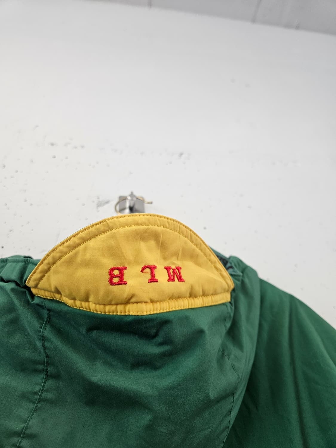 MLB 오클랜드 어슬레틱스 그린 야구 롱패딩 상품이미지8