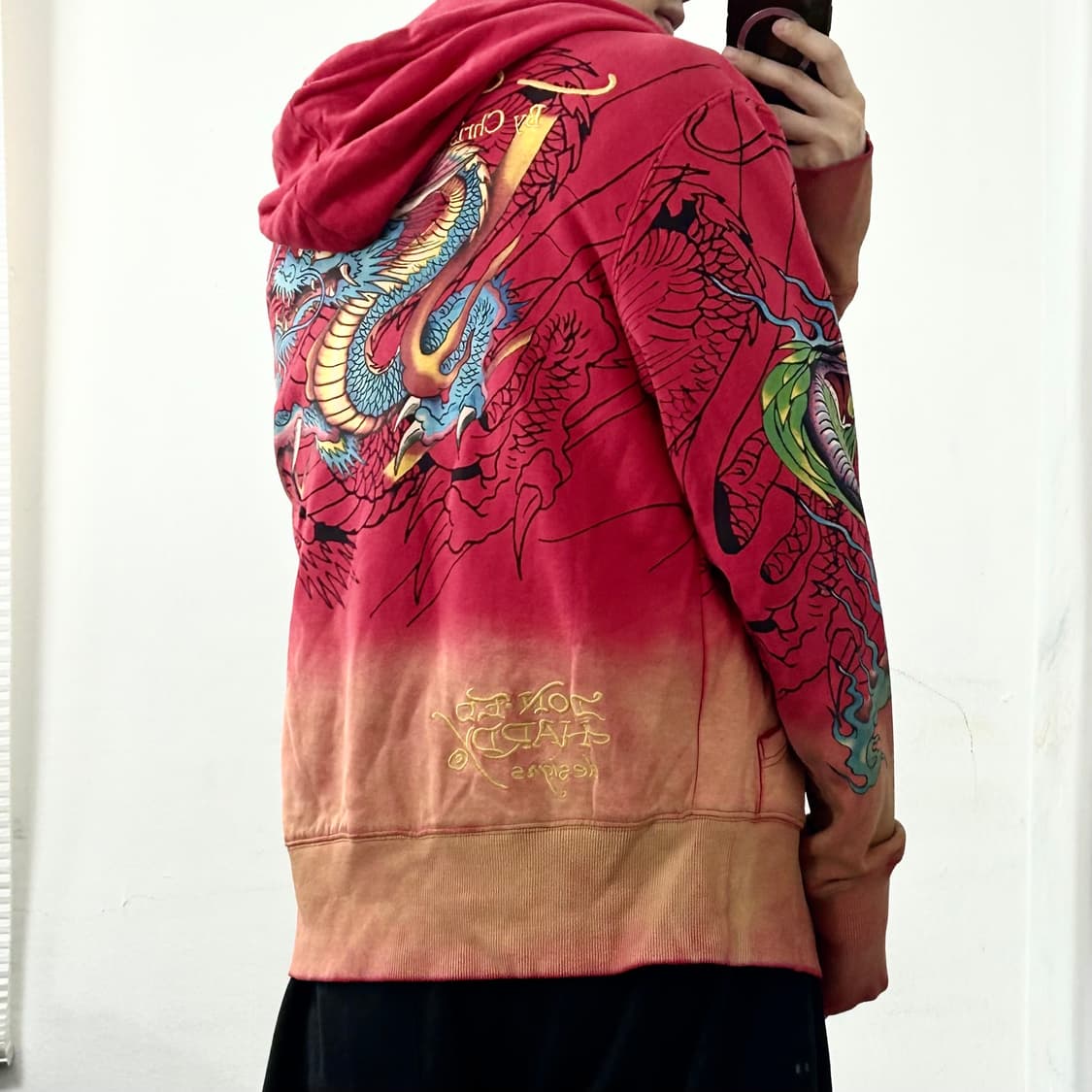 에드하디 드래곤 후드 집업 상품이미지3