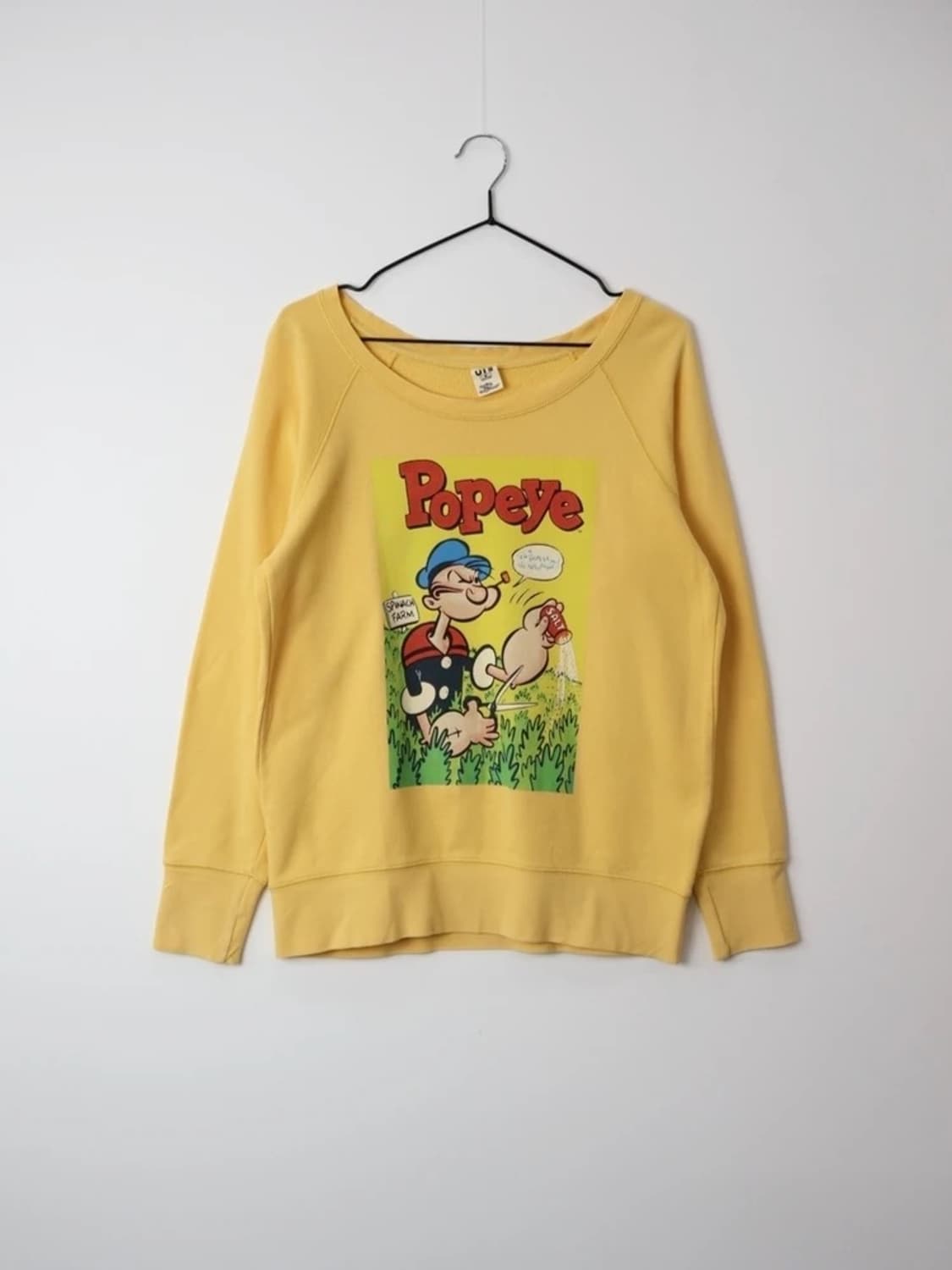 Uniqlo UT Popeye Sweatshirt Yellow 상품이미지4