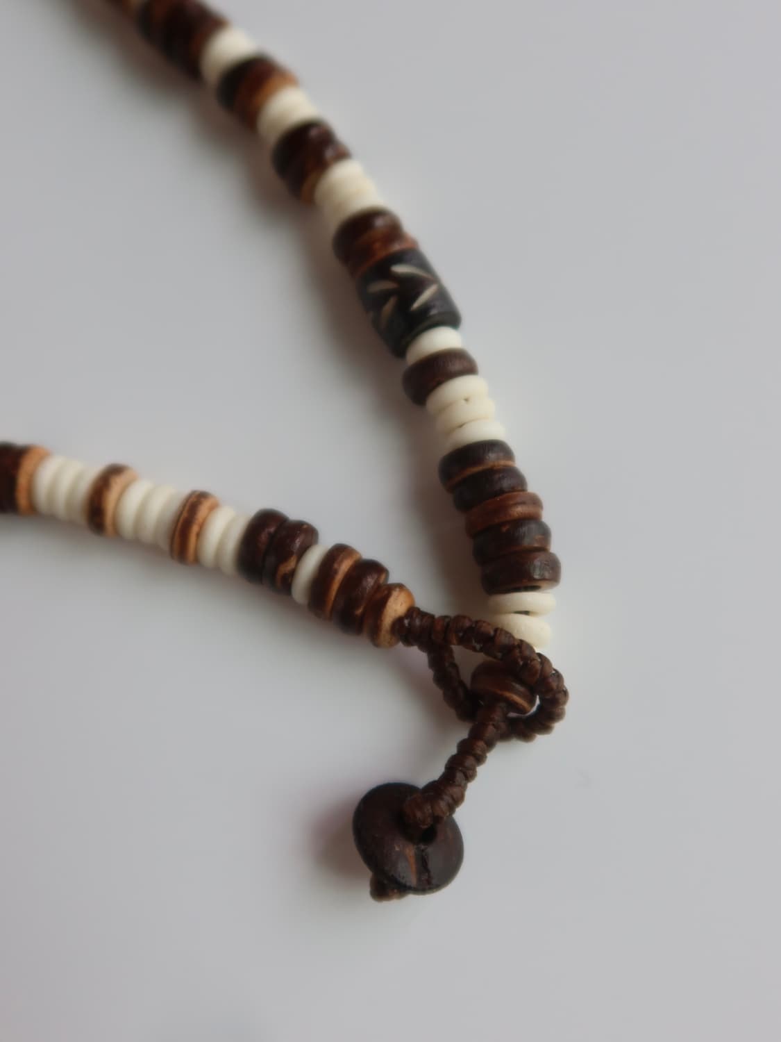 neutral beaded choker necklace 상품이미지5