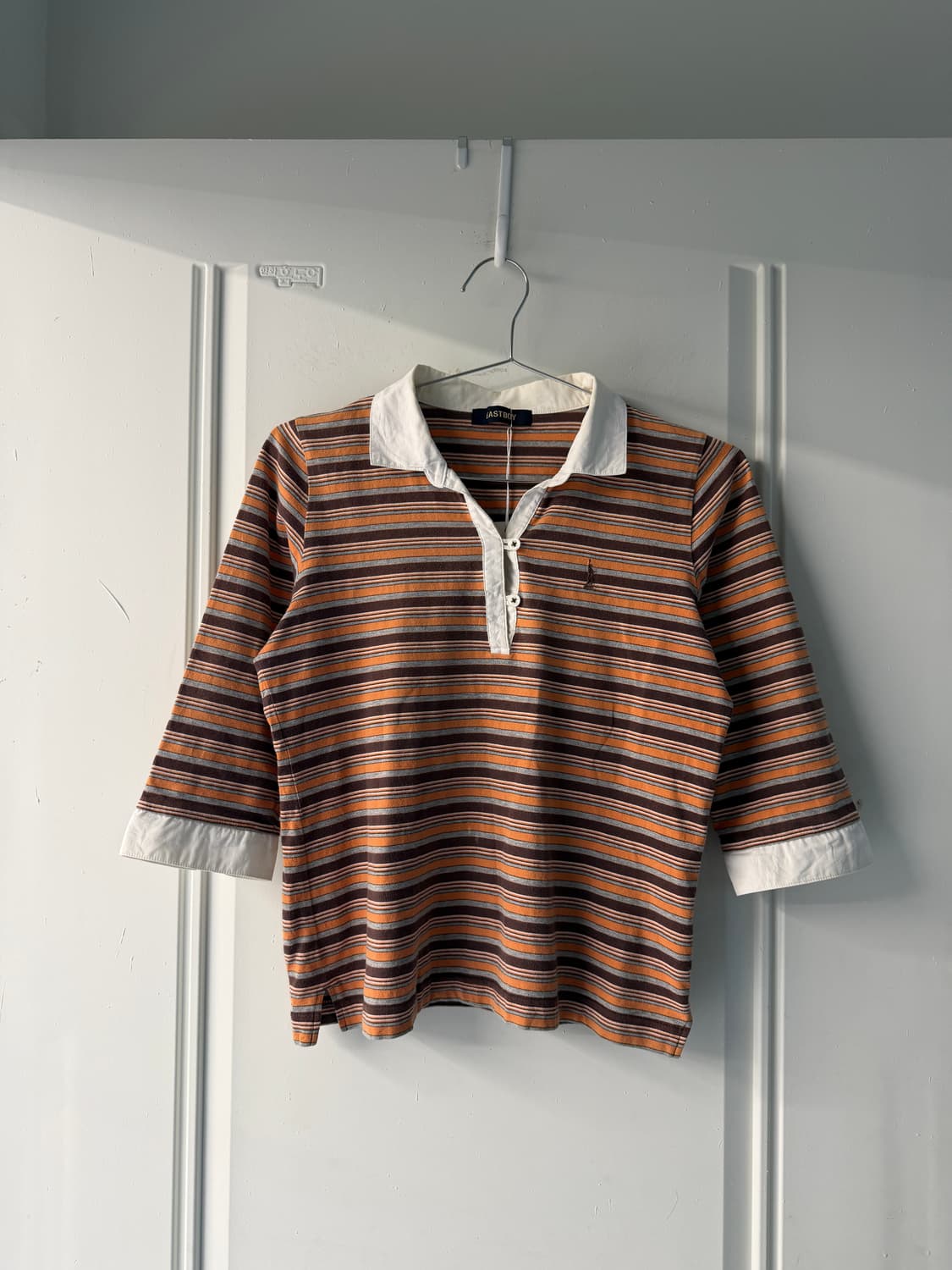 일본빈티지 스트라이프 pk 7부티셔츠 상품이미지4