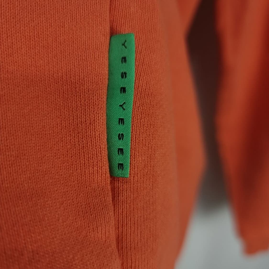 [예스아이씨] (새상품) 빅로고 프린팅 오버핏 후드티 오렌지 M19181 상품이미지4