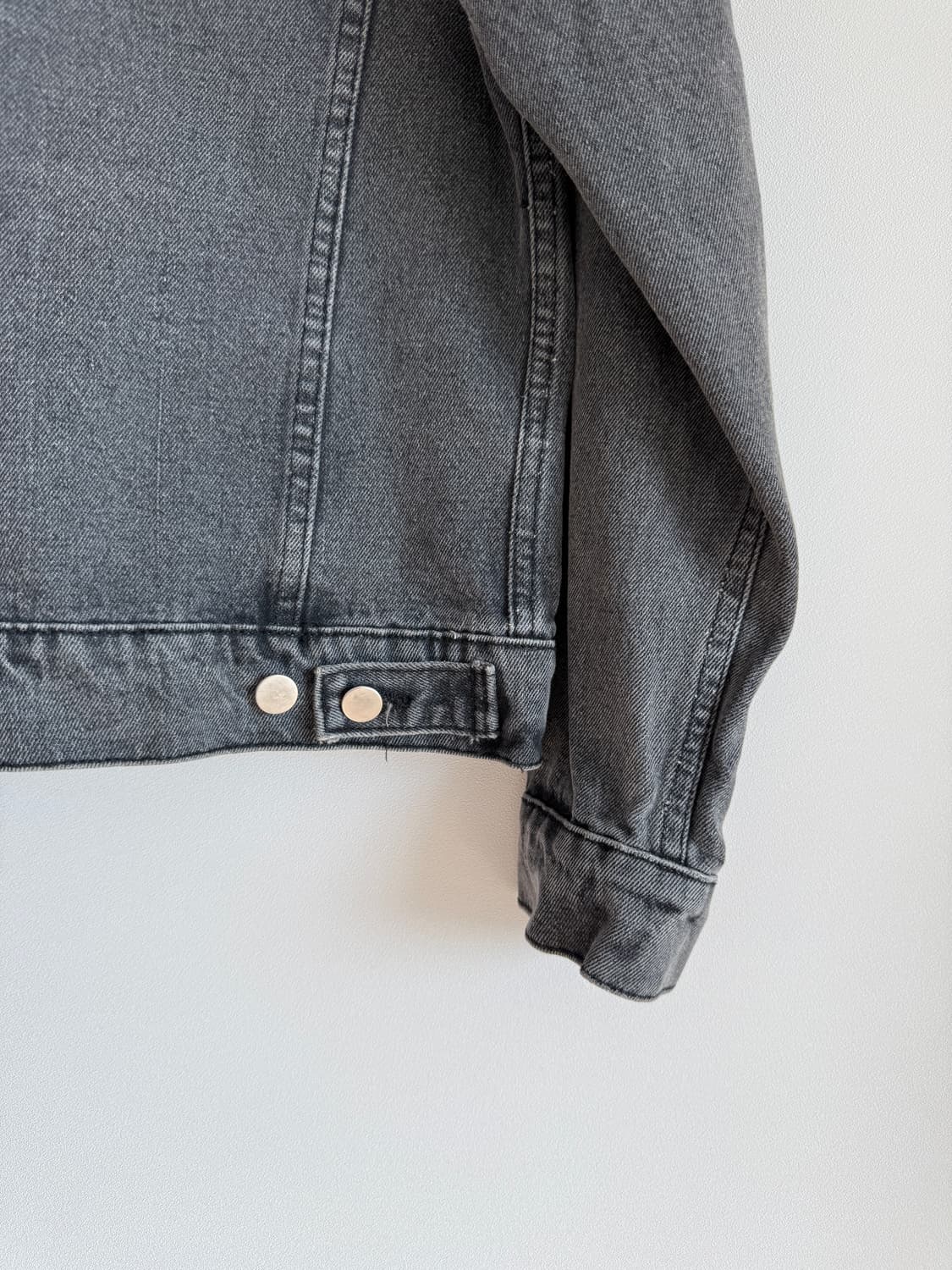 아메리칸어패럴(American Apparel) 흑청 데님자켓(U.S.A) 상품이미지5