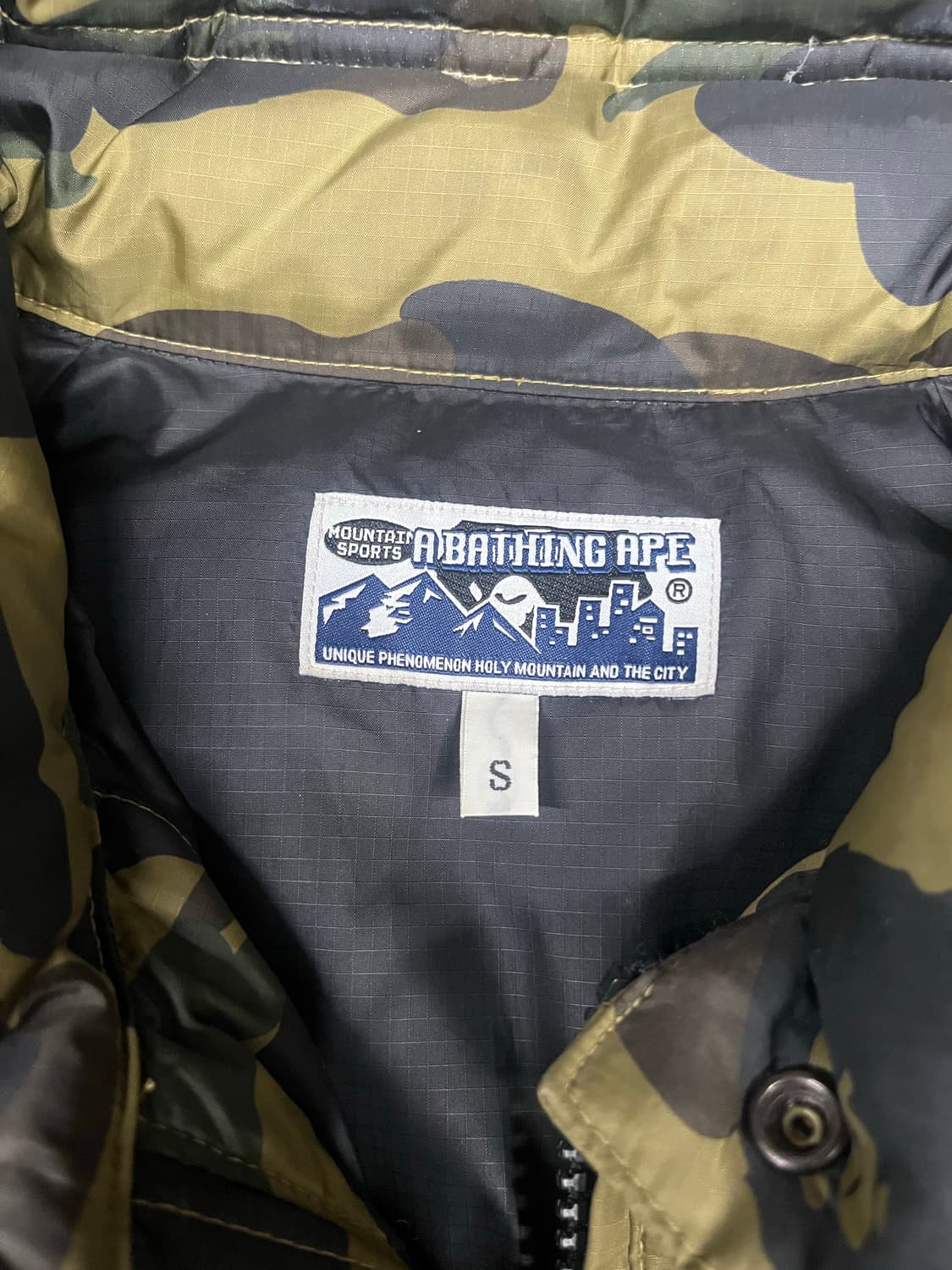 베이프 카모패딩 S  상품이미지5