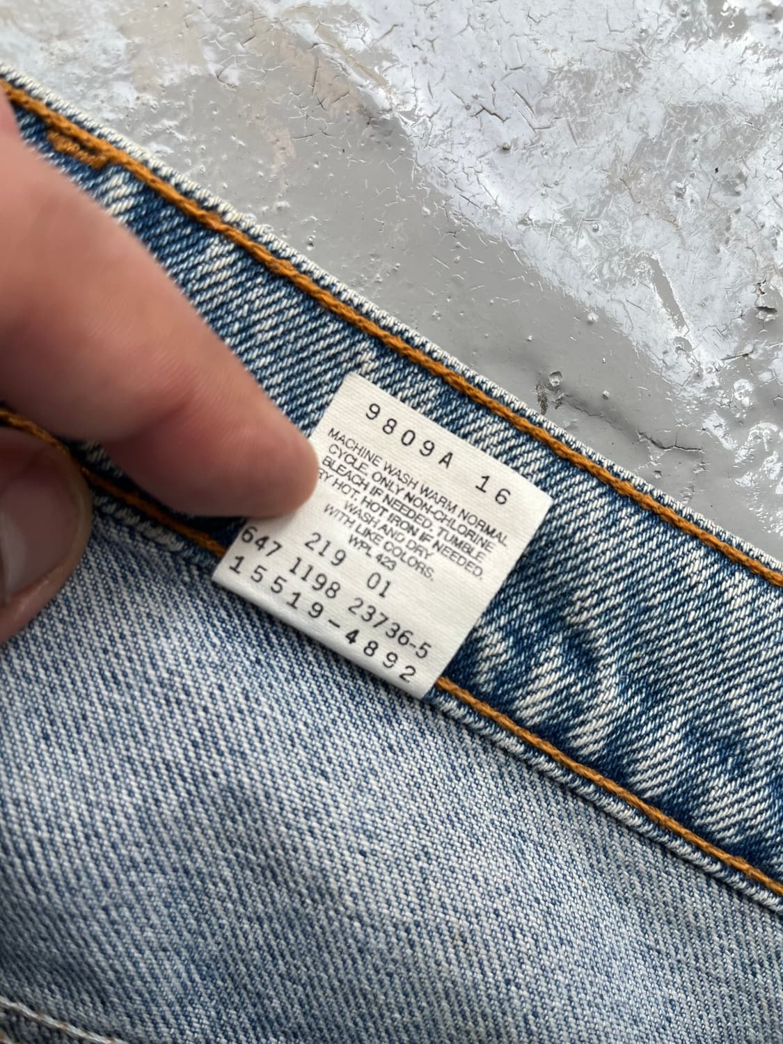 1990s Levis 519 Bell Bottom Jeans 상품이미지7