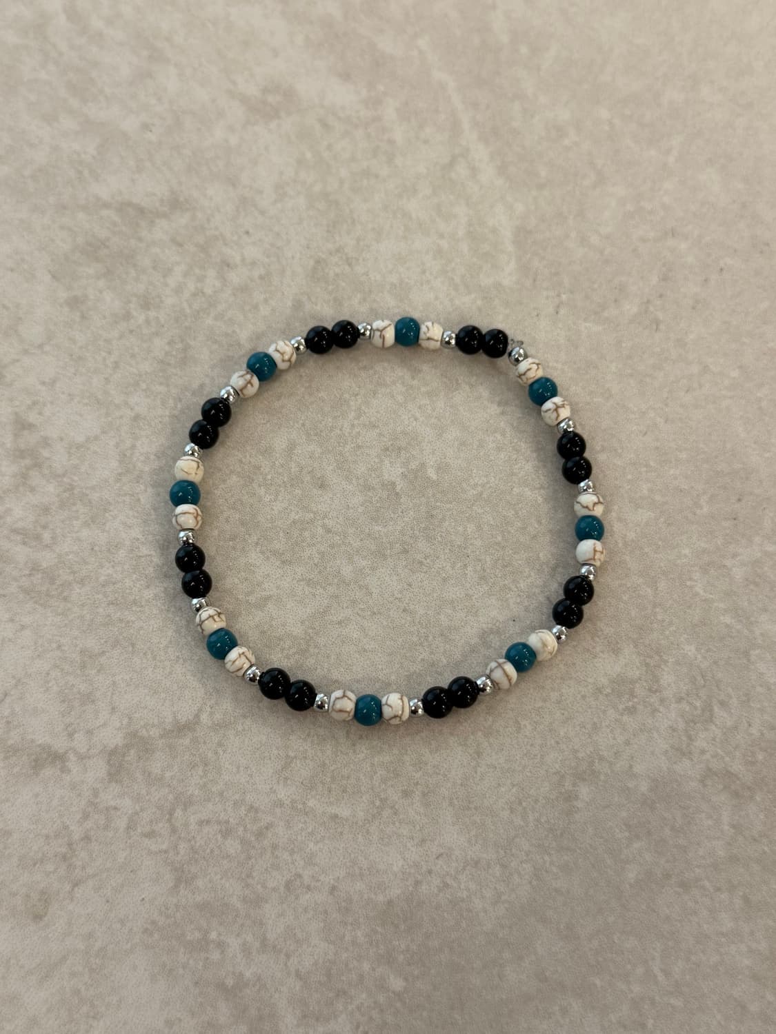 오닉스 블루비즈 포인트 레이어드 팔찌 상품이미지1