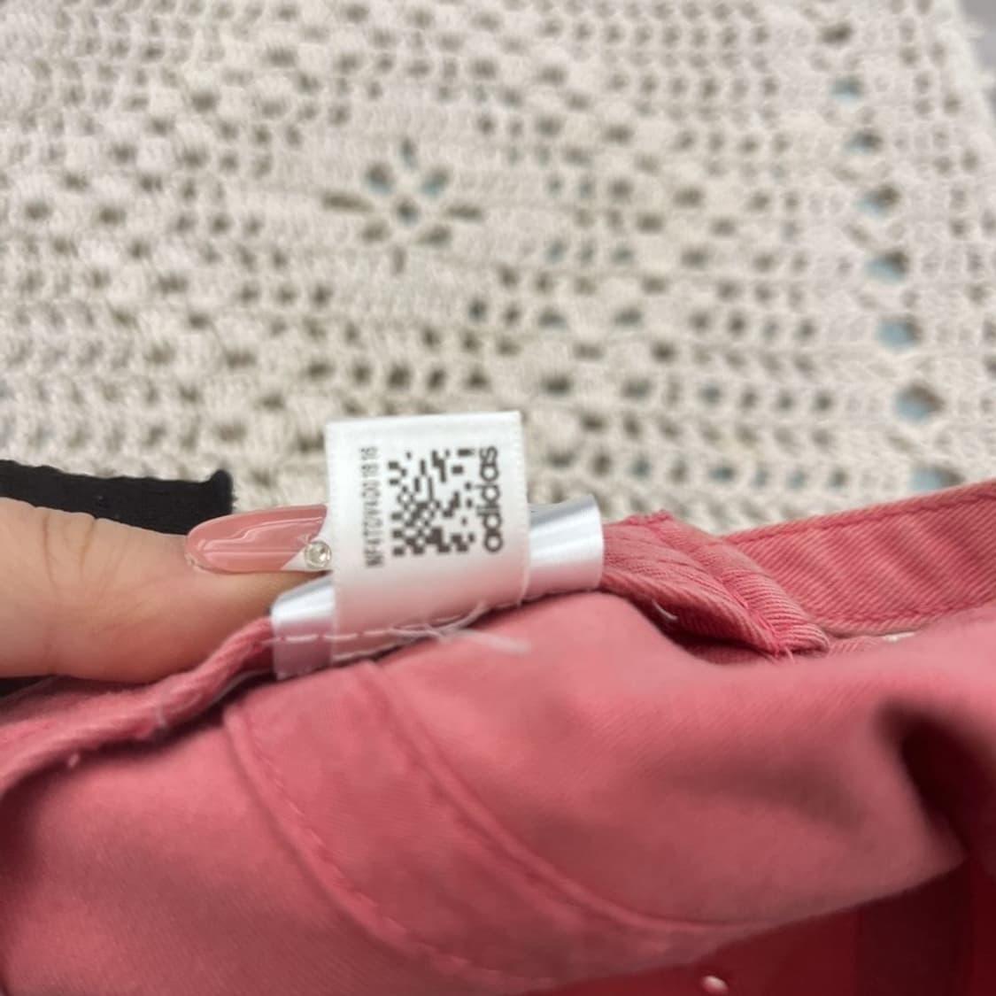 아디다스 빈티지 Y2K 코랄 딸기핑크 볼캡 C10326 상품이미지5