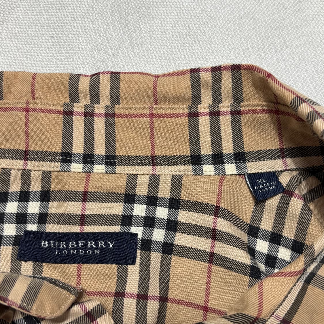 XL 버버리 노바체크 셔츠 상품이미지4