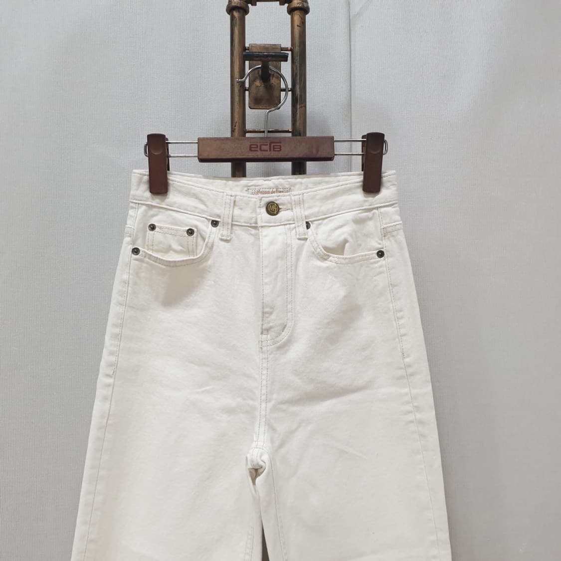 메종드이네스 데님 팬츠 (아이보리 24정도) 상품이미지2