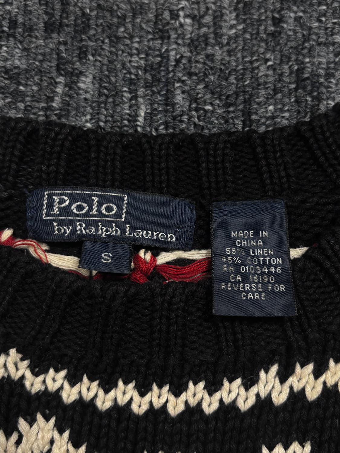 폴로 다운힐 스키어 그래픽 니트 상품이미지5