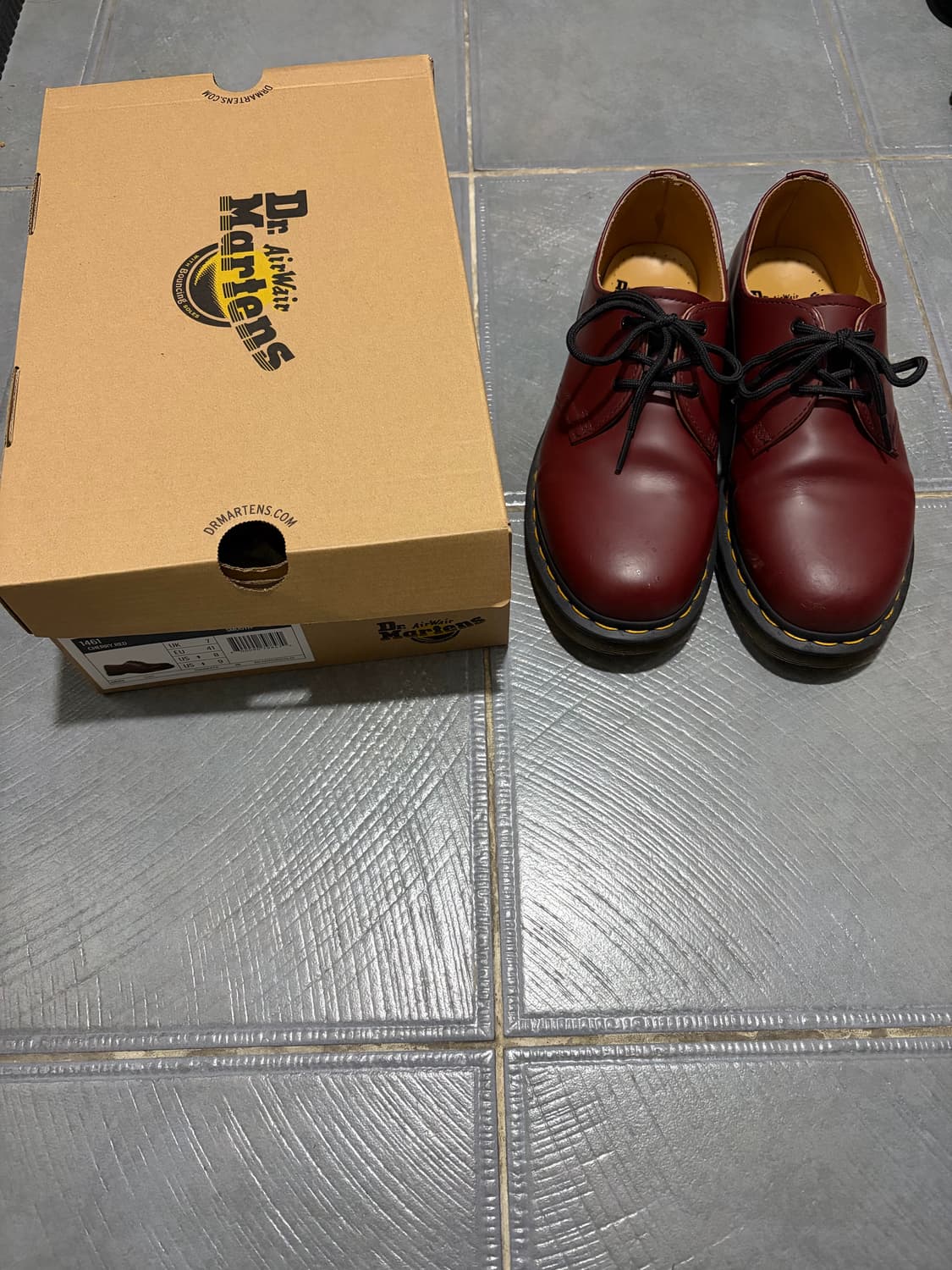 닥터마틴 1461 체리레드 상품이미지3