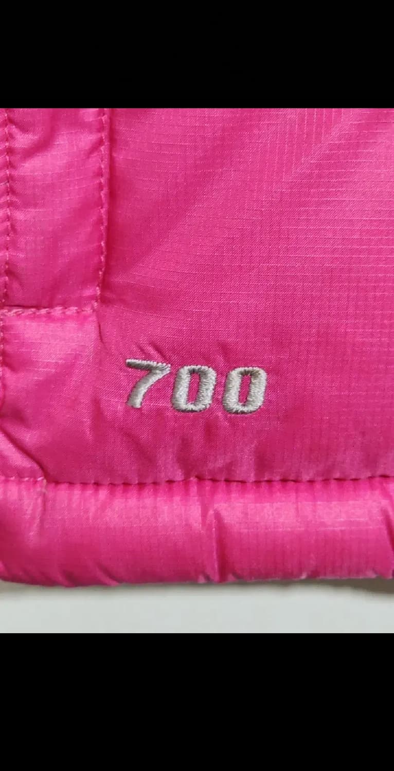 (S) 노스페이스 눕시 패딩조끼 핑크 거위털 700 구스다운 베스트  상품이미지5