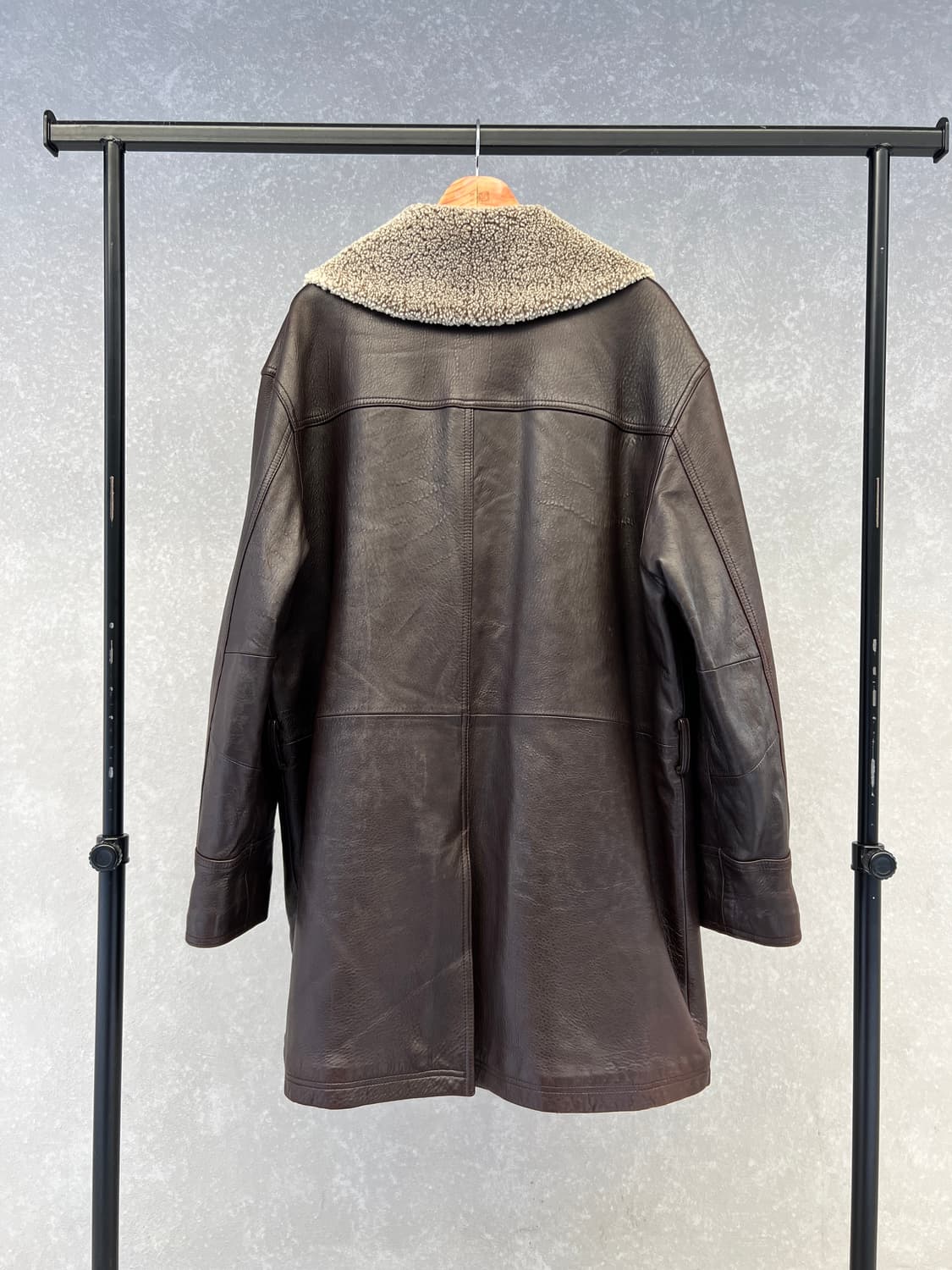 2000s C.P.COMPANY SHEEPSKIN 올드씨피컴퍼니 가죽코트 상품이미지2