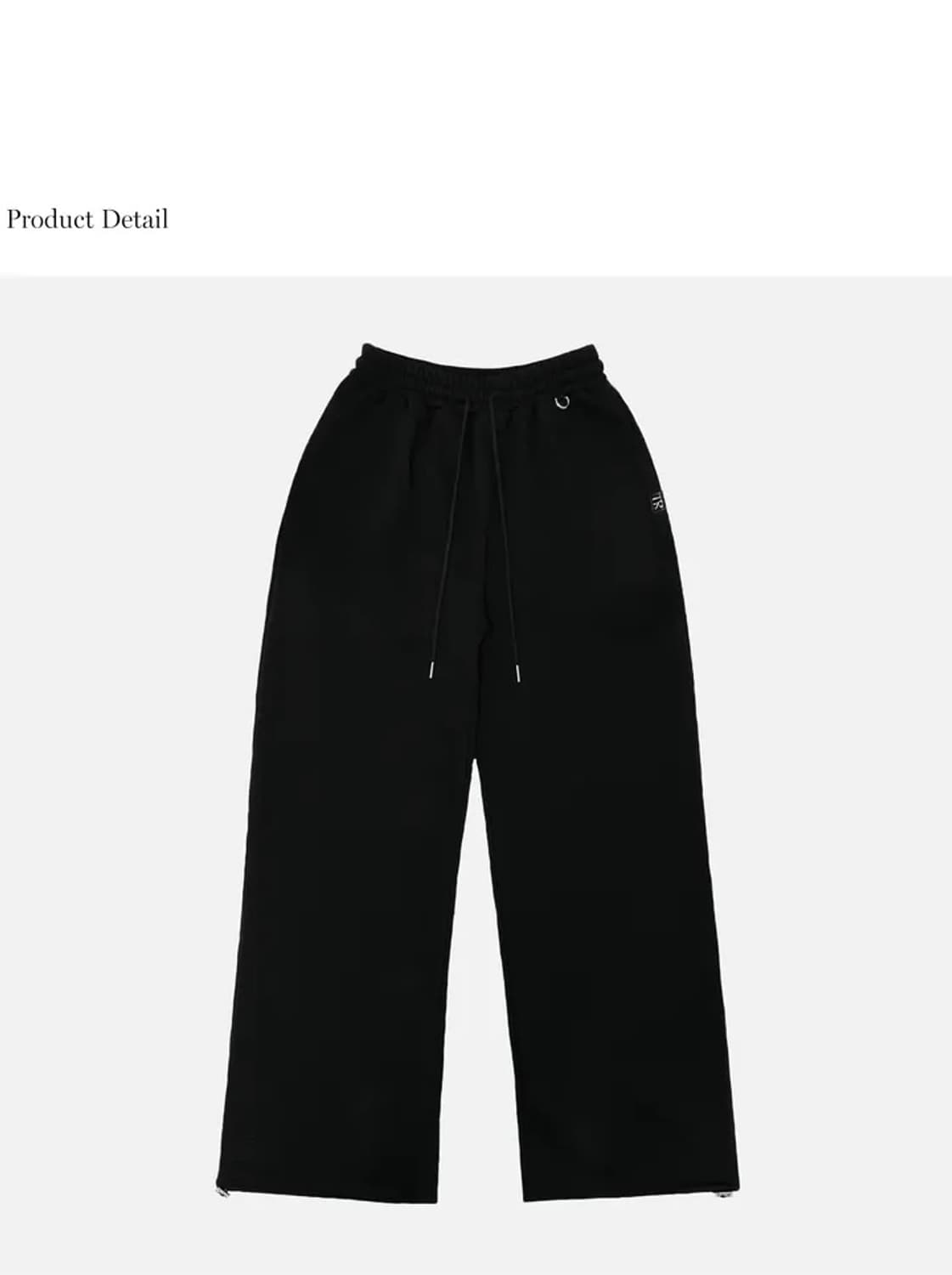 폴링업 베이직 투웨이 와이드 롱 키링 트레이닝 팬츠 상품이미지4
