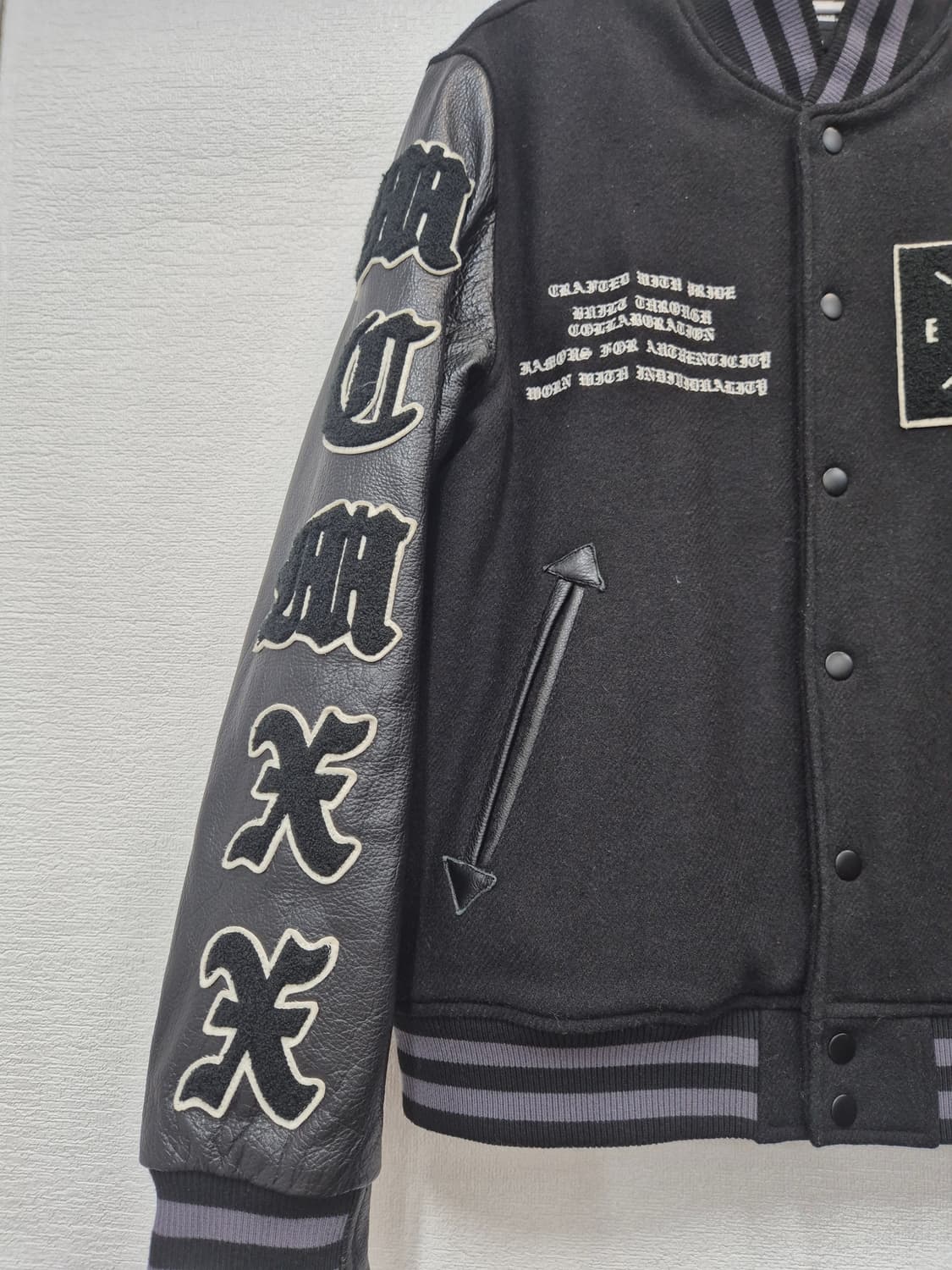 뉴에라 레더 패치드 스타디움점퍼 (야구잠바) / 95~100(정품) 상품이미지2