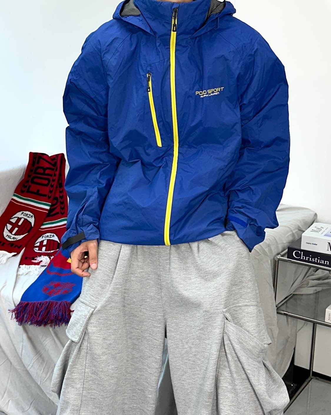 폴로 스포츠 블루 바람막이 L 상품이미지2