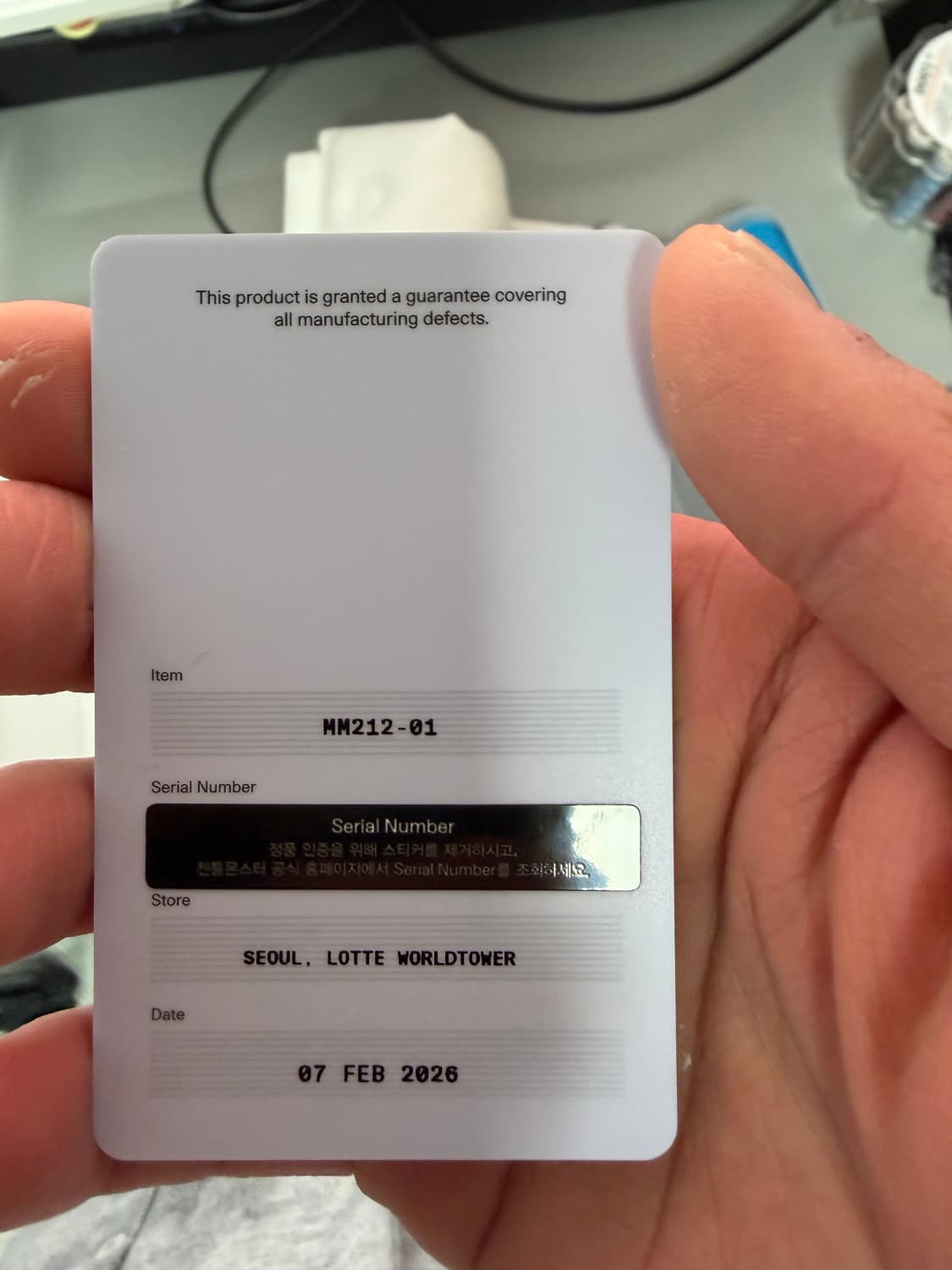 젠틀몬스터 메종 마르지엘라 MM212 블랙 새상품 판매합니다 상품이미지2