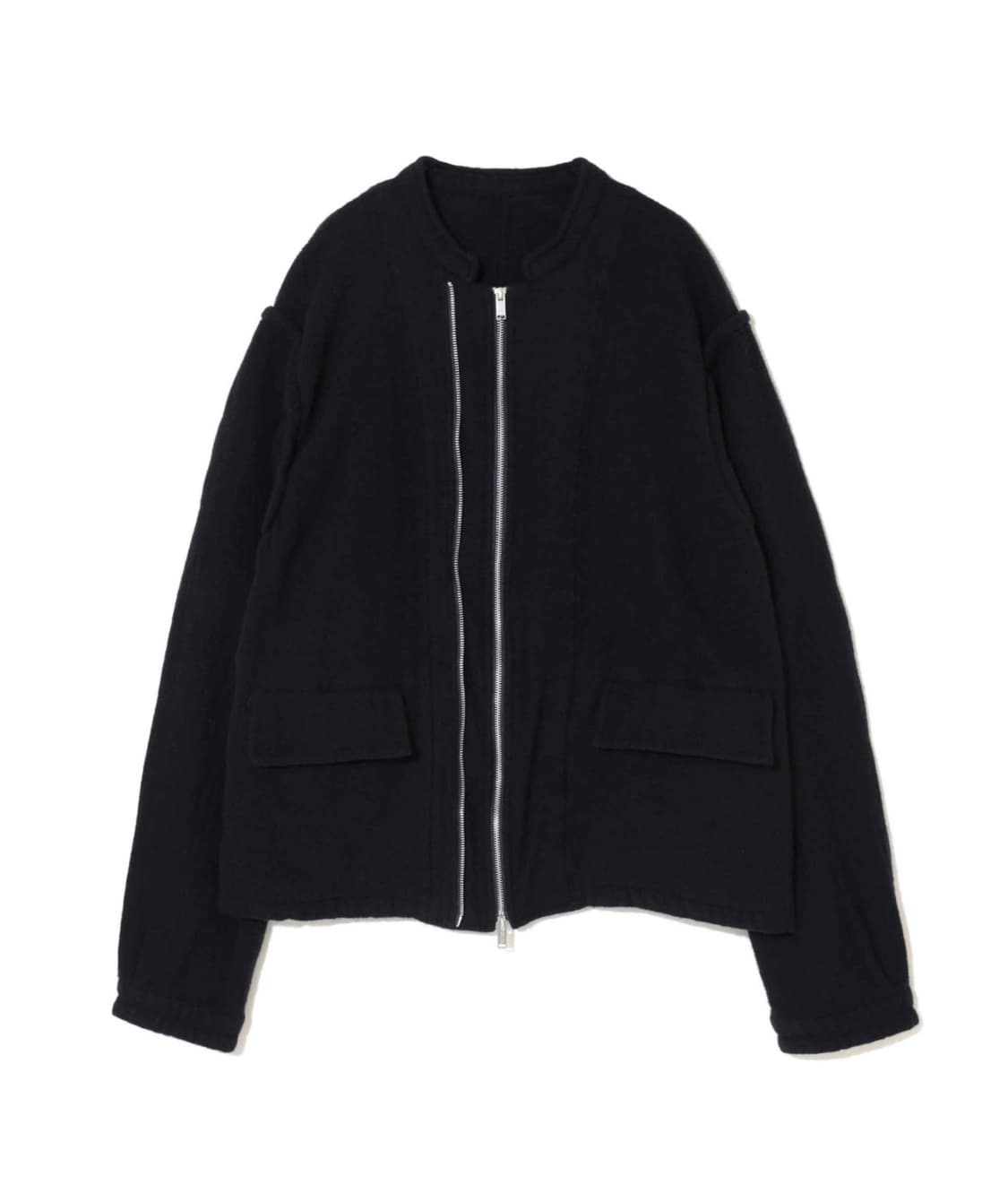 언더커버 축융 울 더블 지퍼 스탠드 칼라 블루종 2사이즈 상품이미지1