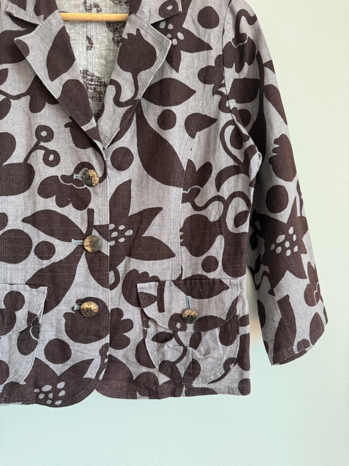 Plussyu 린넨 자켓(JAPAN) 상품이미지3