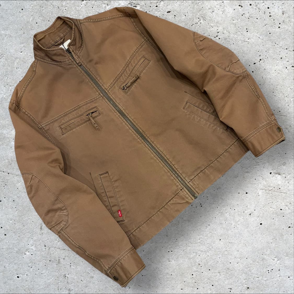 [L] 리바이스 바이커 브라운 워크 집업 자켓 B781 상품이미지1