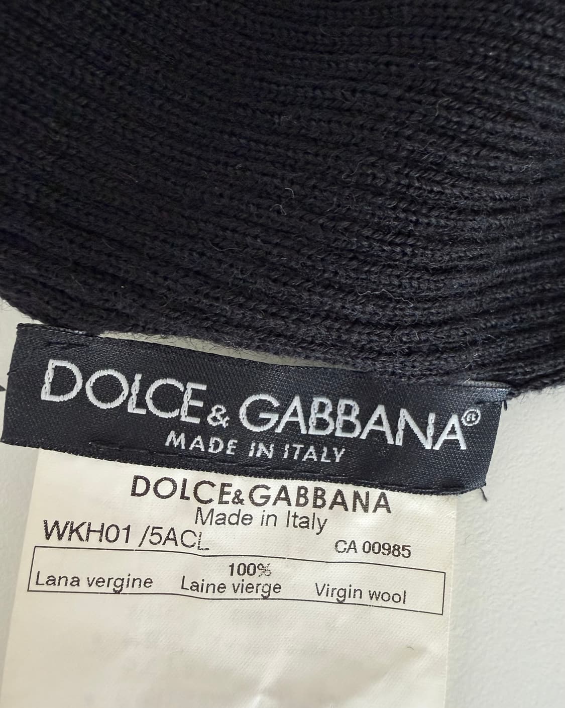 돌체앤가바나 블랙 비니입니다. 상품이미지4