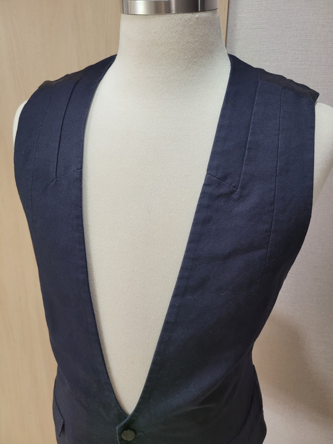 테이트 TATE 남자 3버튼 조끼 100 다크네이비 상품이미지3