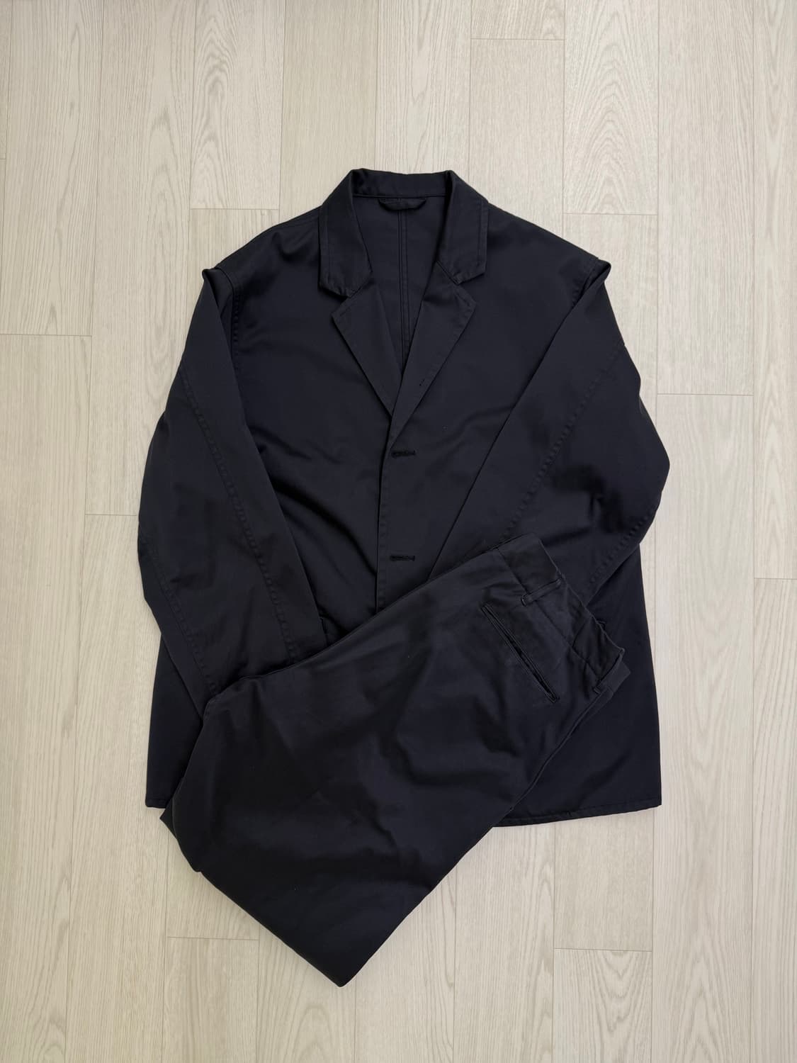 [L,34]나나미카 네이비 치노 셋업 상품이미지1