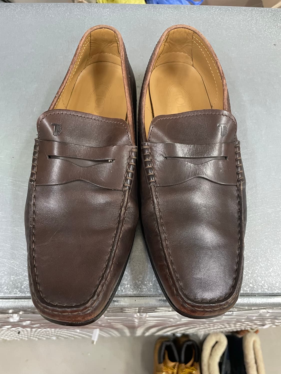 토즈 레더 로퍼 브라운 8.5 (gr-4445) 상품이미지5