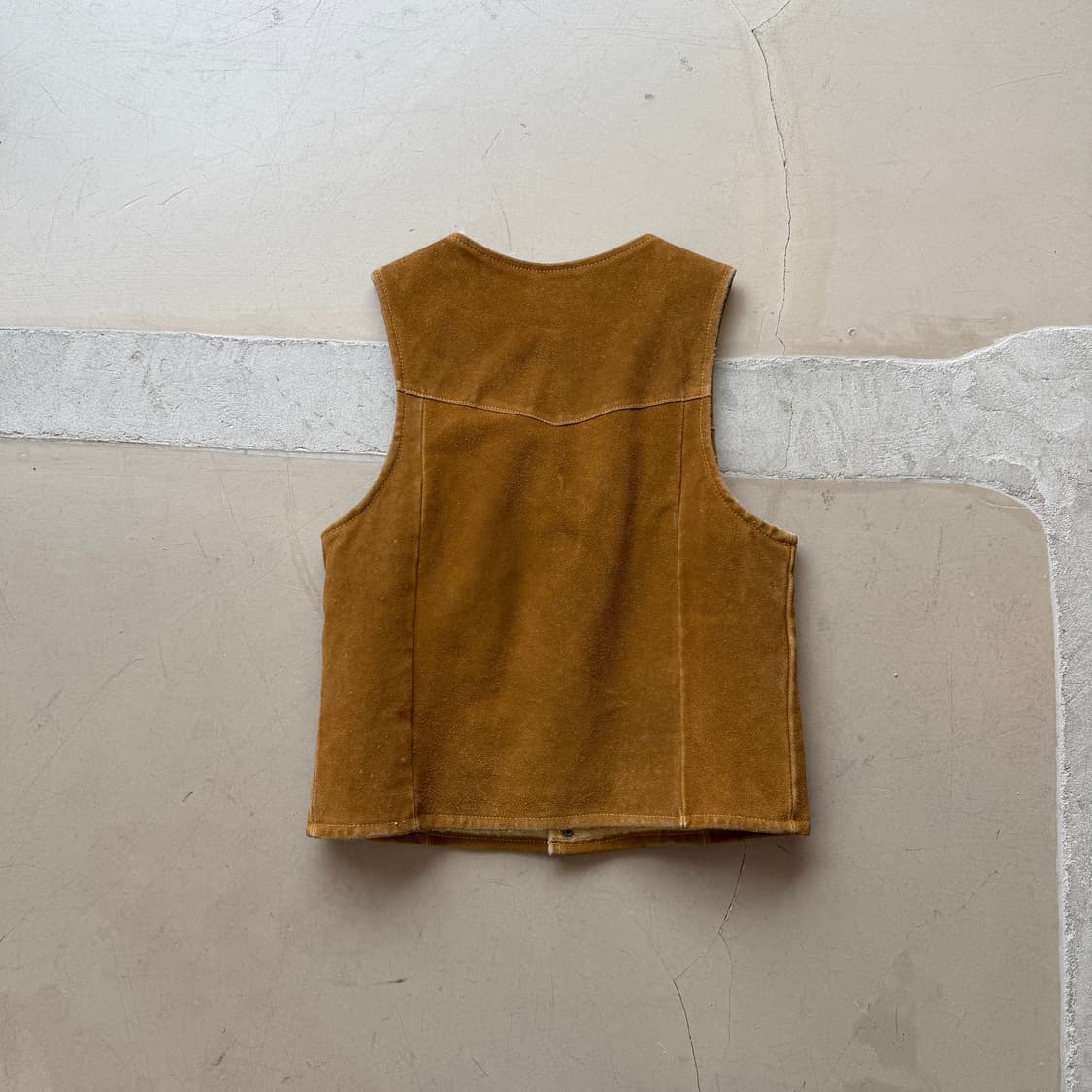 60s usa 스웨이드 베스트 상품이미지4